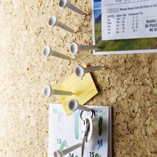 Golf Tee Thumbtack 20PCS Cork Wall Nails Pin Wall Studs Office Binding Supplies Photo Creative Stationery