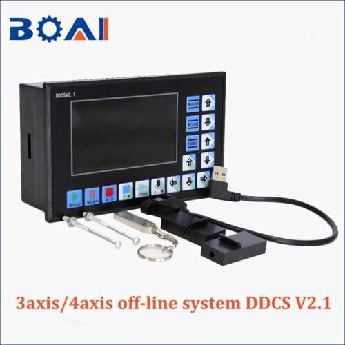 3axis/4axis off-line control system DDCSV2.1 type cnc machine parts cnc router parts controller off-line