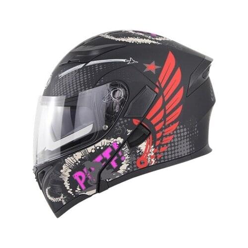 4.5Motorcycle Helmet Keep warm in winter Double Lens lift Fashion Sturdiness Safe Amazing Survivable