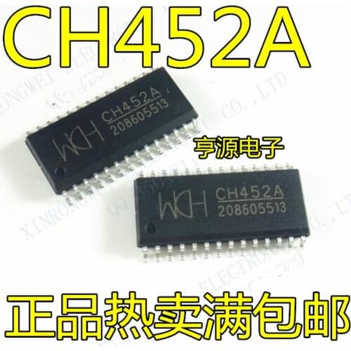 Free Shipping 10PCS/LOT NEW CH341A CH341 CH452A CH452 SOP-28