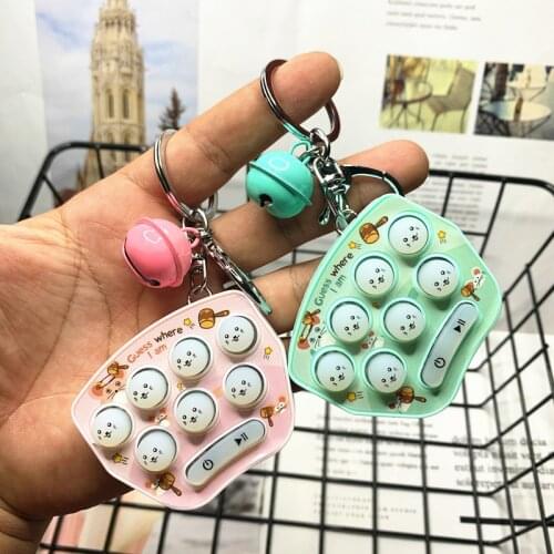 Game console pendant creative cartoon decompression gift Key Accessories Custom Keychain Mini Women Accessories Bag Charm
