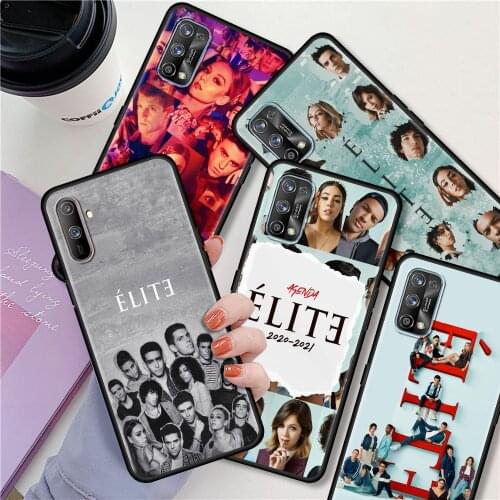 For Realme 6 8 7 Pro C3 C21 XT 5 GT Neo C25 C20 X50 7i C15 C11 Black Soft Phone Case Luxury Back Cover TV Show Elite Fundas Capa