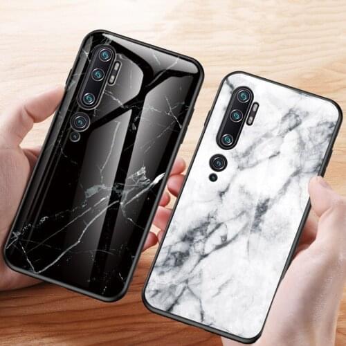 Tempered Glass Case for Xiaomi Redmi Note 10 Pro K20 Pro Note 8 Pro Note 8T 8A Mi 9T Pro Marble Shell Coque Case Cover Capa