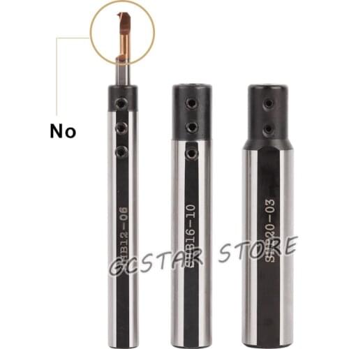 SHB SHB16 SHB20 2mm 3mm 4mm 5mm 6mm 7mm 8mm 10mm Boring Bar Handle Holder for Milling Cutter Drilling Turning Tool MIR MGR