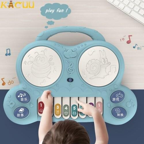 Baby Piano Musical Toys for Children Kids Musical Instruments Educational Piano Cartoon Animal Farm Developmental Baby Toys