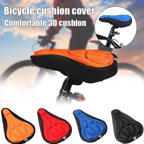 Hot 3D Soft Silicone Cycling Bike Bicycle Cover Saddle Cushion Seat Cushion Bicycle Saddle Cushion N66