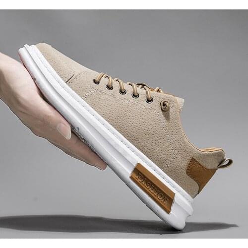 2021 Summer Cool Breathable suede Tennis Shoes Male Soft Comfortable Sneakers Stable Non-slip Fitness Shoes Zapatillas