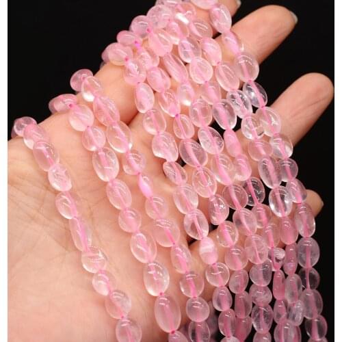 Hot Selling Natural Stone Irregular Rose Quartz Loose Beads For DIY Jewelry Making Necklace Bracelet Earrings Accessory