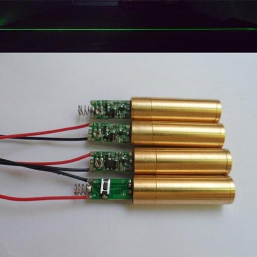 A line of green laser module head green laser locator 20MW