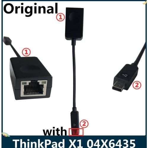 LSC NEW For ThinkPad X1 Carbon Ethernet Extension Cable Adapter 4X90F84315 04X6435 SC10A39882AA