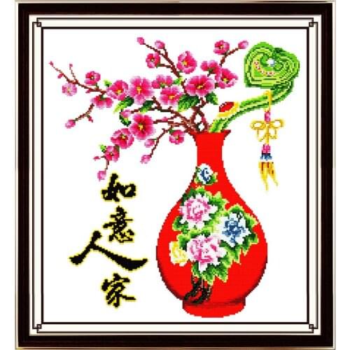 The best family cross stitch kit 14ct 11ct print canvas stitching embroidery DIY handmade needlework