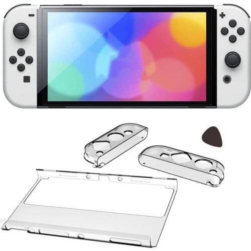 Soft TPU Clear Case For Switch OLED Host Model Protective Skin Cover For Switch OLED Model Accessries Drop Shipping Wholesale