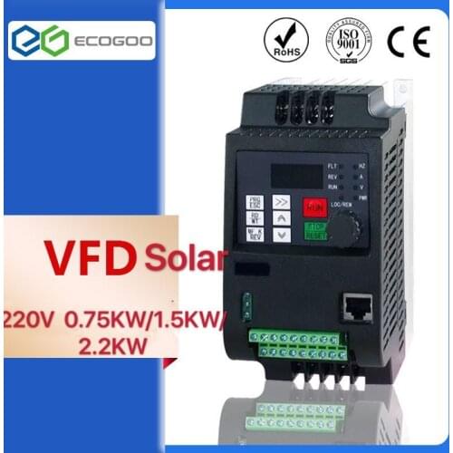 NEW! 0.75KW/1.2KW/2.2KW/4KW 220V Multi-Functional Frequency Solar Inverter, DC-AC Drive
