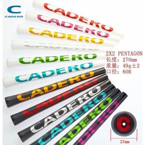 New CADERO 2X2 PENTAGON Golf grips High quality rubber Golf irons wood grips 6 colors 20pcs/lot Golf clubs grips standard