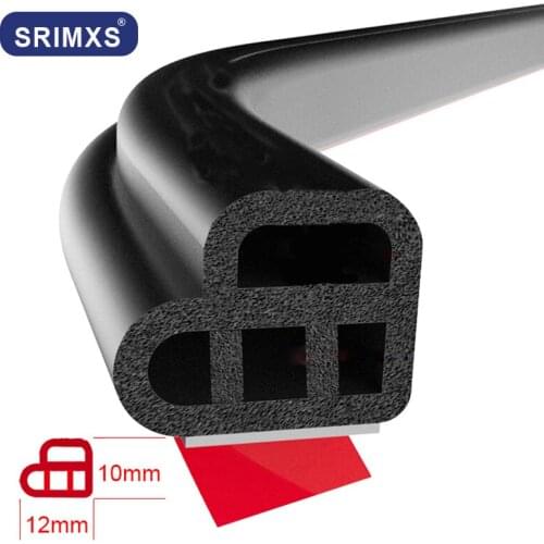 Car Door Seal For Auto Rubber Weatherstrip L-type Cars Trunk Trim Edge Epdm Sealing Strip Noise Insulation Sticker Soundproofing