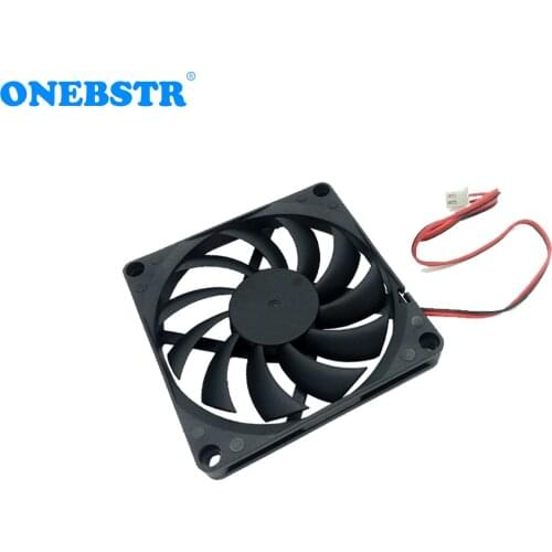 8010 Brushless Fan 5V DC 0.26A 8cm 80mm 80X80X10mm Fan XH2.54-2Pin Power Supply Cooling Fan Length 200mm Free Shipping