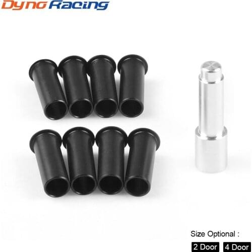 Door Hinge Bushing Pin Liners Delrin for Jeep Wrangler JKU 07-18 4 Door Kentrol and 2door kentrol