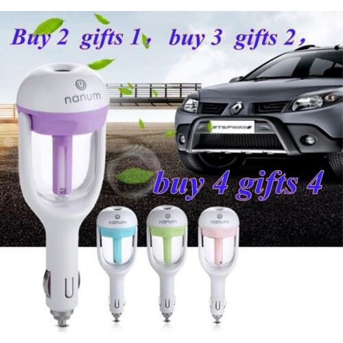 1PCS Car Aromatherapy Air Humidifier car Purifier air freshener Sprayer Water Essential Oil Fragrance Diffuser 50ml 4 colors