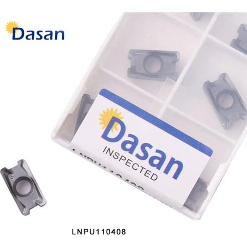 10pcs LNPU110408 Shoulder Milling Inserts Carbide End Mill Plate CNC Lathe Mill Machine Cutter Tool