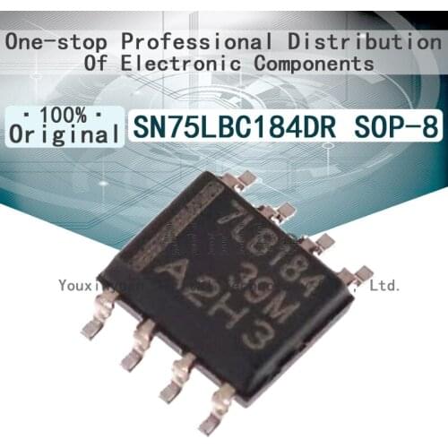 10/Pcs New Original SN75LBC184DR 7LB184 SN75LBC184 SOP-8 RS485 differential transceiver chip IC SOIC-8 SN75LBC176DR SN75LBC176