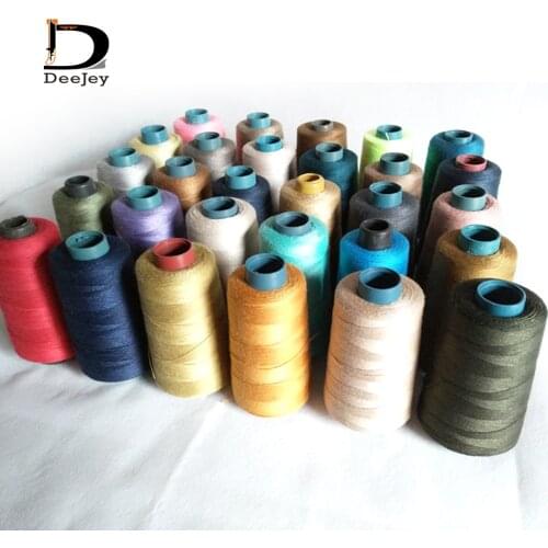 203 thicker sewing thread polyester sewing yarn mainly for jeans 24colors choice 5rolls/lot color 1000yards per roll