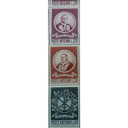 A3 3PCS vatican, 1969， Post Stamps Postage Collection