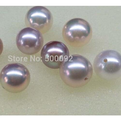 AAA 10 Qty 8mm to 9mm round pearl GOUGEOUS RARE MIX COLOR WHOLESALE
