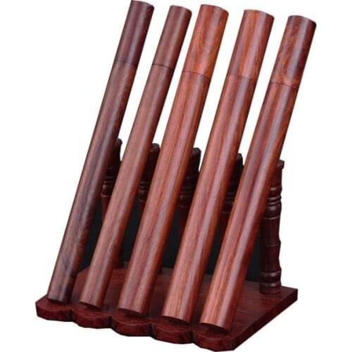 Wooden Tube for Stick Incense Storage Vietnam Rosewood Wood Barrel 5g/10g/20g Incense Stick Tube Holder SN3477