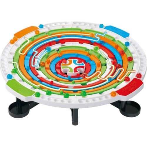 Children Circle Ball Game Puzzle Line Strategy Board Game Family Interactive Thinking Training Toy
