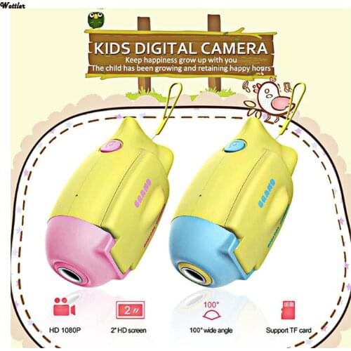 Baby Toys Camera Mini Cartoon Digital Children Kids HD 1080P Camera Photography Training Creative Educational Toy Birthday Gifts