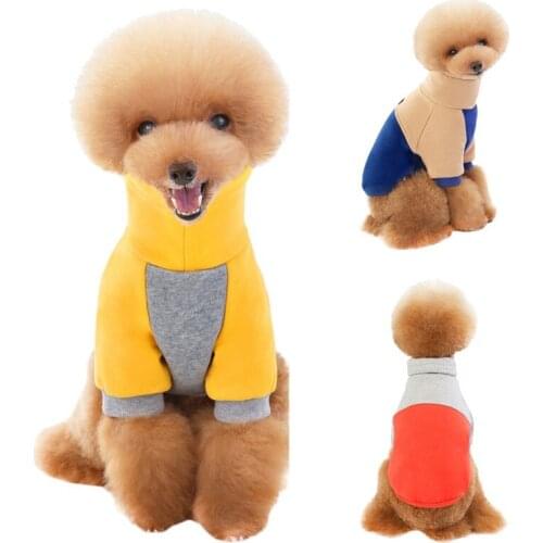 Pets Dog Fleece Sweater Warm Cothes Dog Cool Hoodie Soft Puppy Dog Pet Clothes Sweatshirt Dog Costume S-2XL