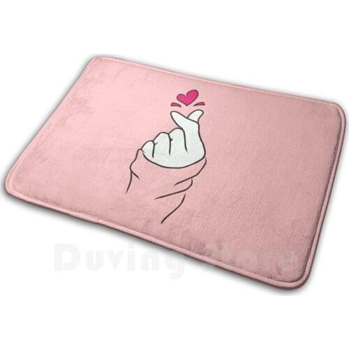 Korean Drama | Saranghae Finger Heart I Ilove Two Finger Movement Of The Heart | K - Pop Print Washable