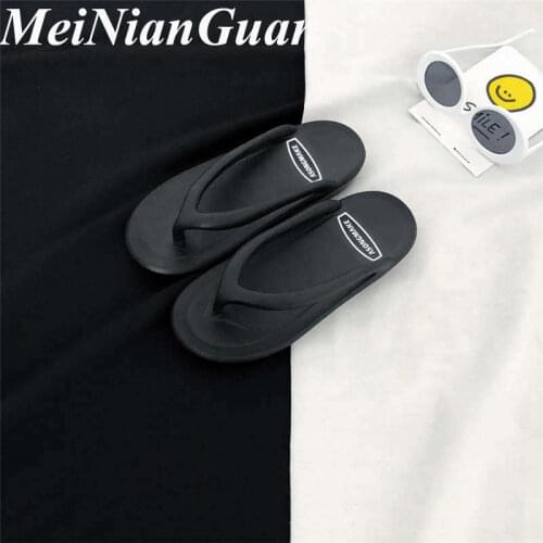 Breathable Top Sales Womens Flip Flops Street 2021 Trend Sandals Women Summer Non Slip Soft Slippers for Men Casual Sneaker CN