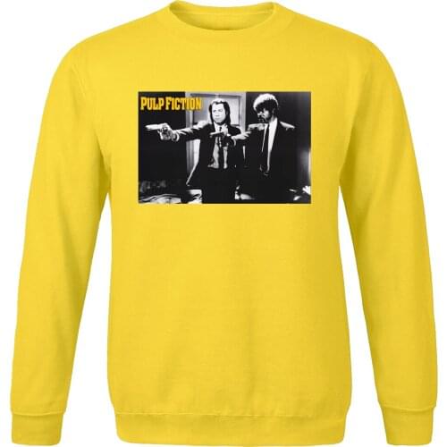 Hot Sale Mens hoodies Pulp Fiction Retro Printed Men 2020 spring autumn Harajuku Sweatshirt top Fashion Hip Hop Streetwear coats