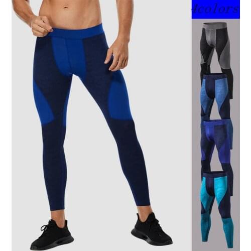 New Mens Tights Compression Pants Compression Tights Football Training BaseLayer Underwear Running Tights Trousers