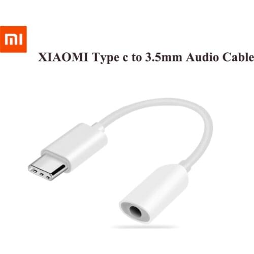 Xiaomi Original Earphone Adapter USB3.1 Type C To 3.5mm Cable Music Headphone Converter USB C Adapter for Oneplus Huawei Samsung
