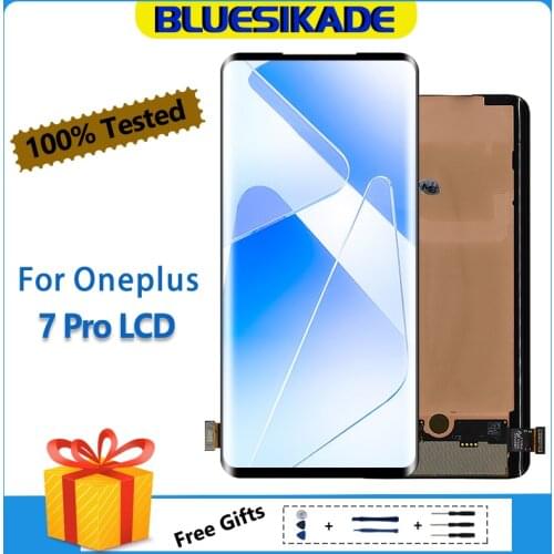 Original 6.67" AMOLED For ONE PLUS 7 Pro LCD Display Touch Screen Digitizer For OnePlus 7pro GM1911 1913 LCD Replacement Parts