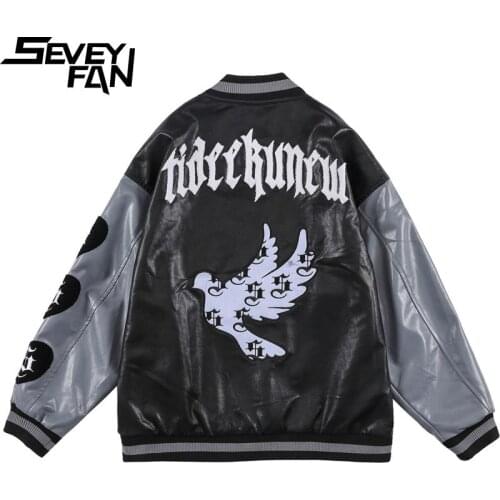 SEVEYFAN Men's Faux Leather Jackets