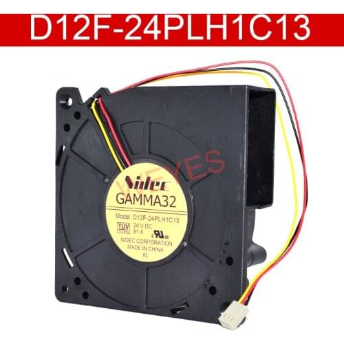 Original For Nidec D12F-24PLH1C13 DC24V 0.91A Three Lines Cooling Fan