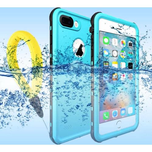 IP68 Waterproof Phone Case for iPhone 6s 6 7 8 Plus Underwater Sealed Armor Cover Diving Snowproof Swim Outdoor Sports Coque