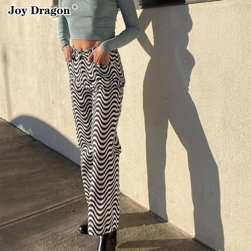 Vintage Straight High Waist Fashion Traffic Woman Pants Classic Loose Wide Leg High Waist Long Trouser Print Autumn Spring 2021