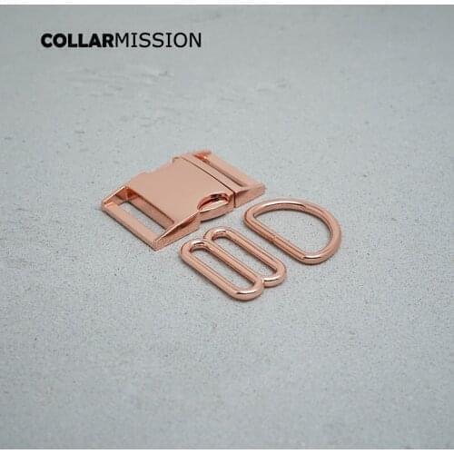 20pcs/lot30MM (metal buckle+adjust buckle+D ring)for garment luggage backpack dog collar DIY accessory 8 Colours