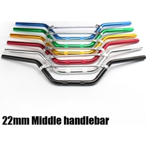 22mm 7/8'' Motorcycle Handlebar Motorbike Aluminum Alloy Handlebars For 50cc 70cc 110cc 125cc 140cc Dirt Pit Bike ATV Scooter