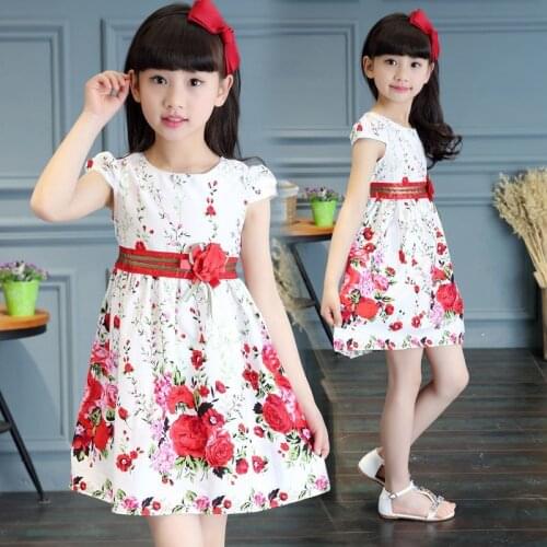 4 Summer 5 Girls Princess Dress 11 Summer 6 Children 7 Little Girl 8 Clothes 9 Summer 2-12 Years Old 10 Children Dress Flowers