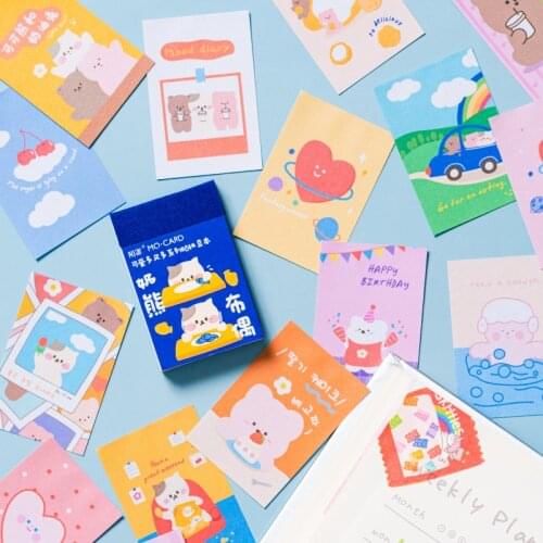 50 Sheets Cute Stickers Illustration Little Girl Bullet Journal Paper Stickers Paintings Stationery Decor Planner Stickers Book