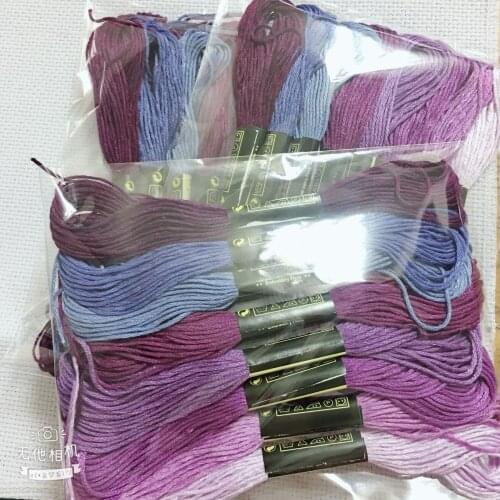 8pcs Mix Colors Cross Stitch Cotton Sewing Skeins Craft Embroidery Thread Floss Kit DIY Sewing Tools Accessories 2