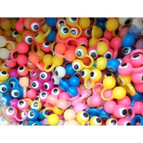 8X Glow in the Dark Finger Eye Googily Eyes Puppets Kids Birthday Party Favours School Game Pinata Toys Favors and prize gift