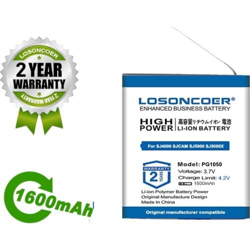 1600mAh PG1050 For EKEN H9 H9R H3 H3R H8PRO H8R SJ4000 SJCAM SJ5000 M10 SJ5000X sj4000 sj6000 sj7000 SJ8000 SJ9000 Battery