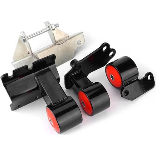 Car accesories battery bracket 4Pcs Engine Motor Mount Upgrade Kit Fit for Honda Civic/CRX D15/D16 88-91 Motor Mounts engine