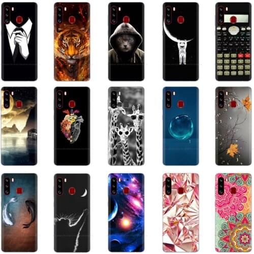 For Samsung A21 A21S Case Shockproof Soft silicone TPU Back Cover For Samsung Galaxy A21S Case A 21S A21 S 2020 A21 Phone Cases
